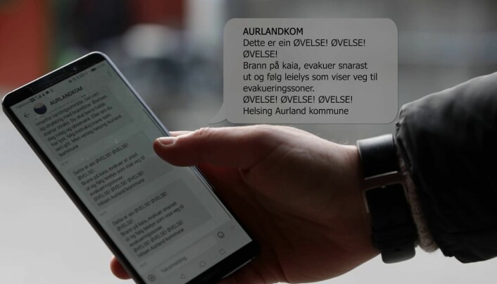 Varsling kun via sms er for sårbart (foto: Paneda) Varsling kun via sms er for sårbart (foto: Paneda)