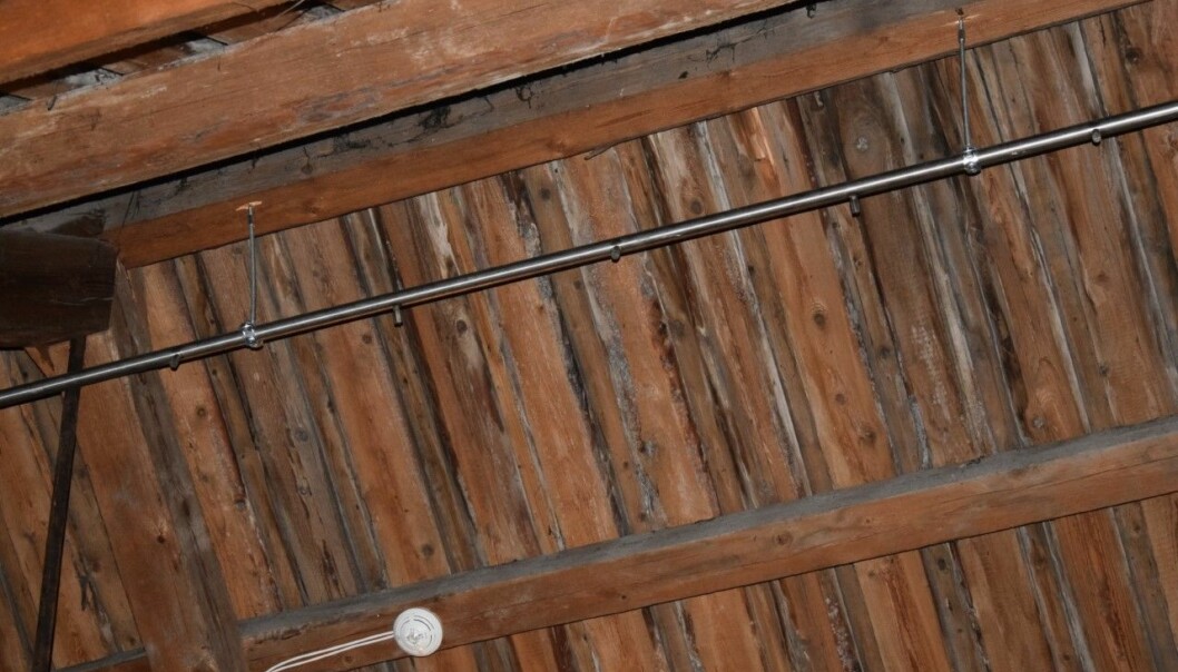 Installasjonen til VID Fire-Kill er både effektiv og diskret (foto: VID Fire-Kill). Installasjonen til VID Fire-Kill er både effektiv og diskret (foto: VID Fire-Kill).