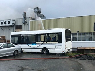 Brann på lakksenter i Bodø – brannvesenet raskt på plass