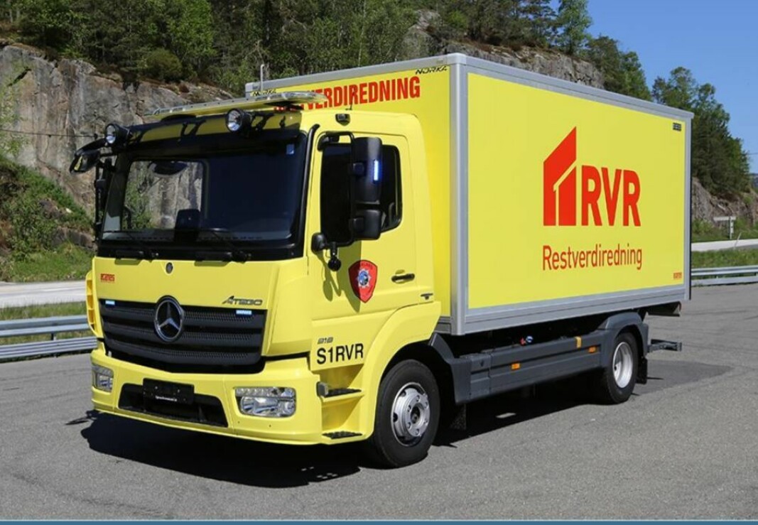 RVR-bilen som mange brannvesen har. RVR-bilen som mange brannvesen har.