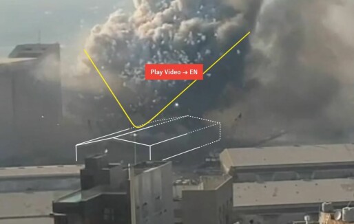 Hva skjedde i Beirut? Nå er det laget en 3D-animasjon av hendelsesforløpet