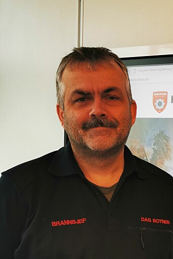 Dag Botnen, brannsjef i Haugaland Brann og Redning IKS. Dag Botnen, brannsjef i Haugaland Brann og Redning IKS.