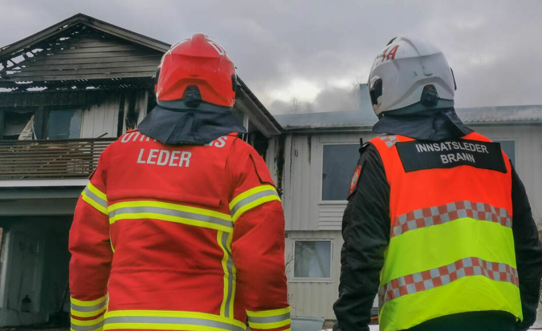 Iherdig innsats fra brannmannskapene hindret en større brannspredning. Iherdig innsats fra brannmannskapene hindret en større brannspredning.
