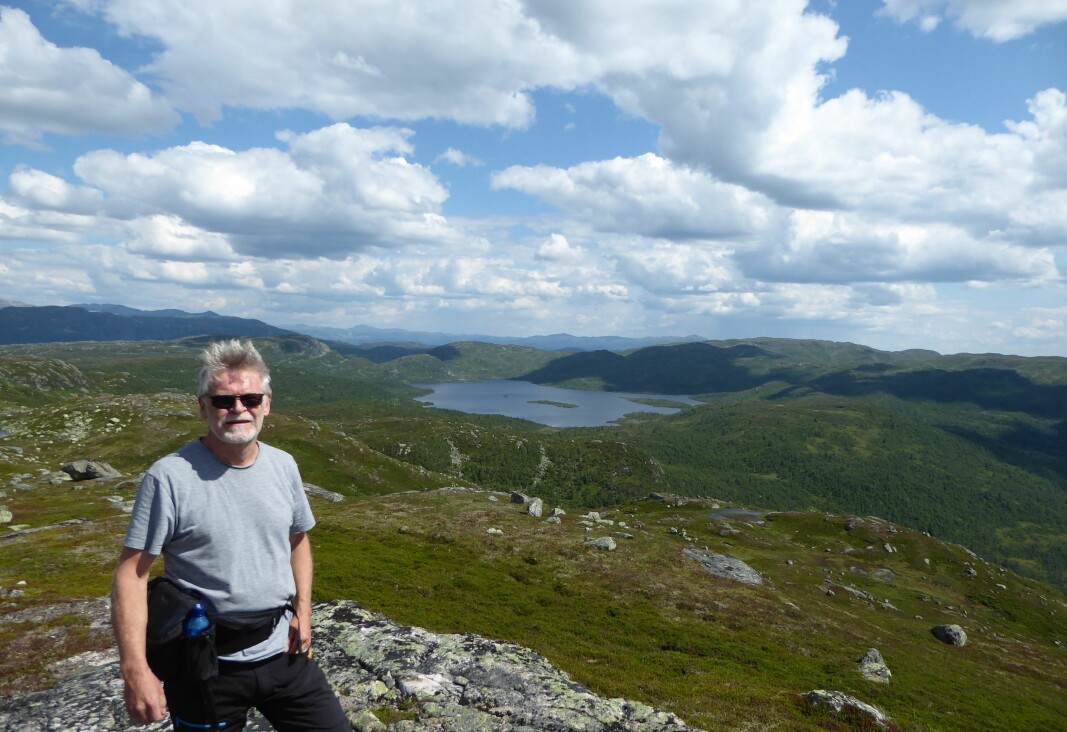 Stenstad i sitt "andre" rette element. Stenstad i sitt "andre" rette element.