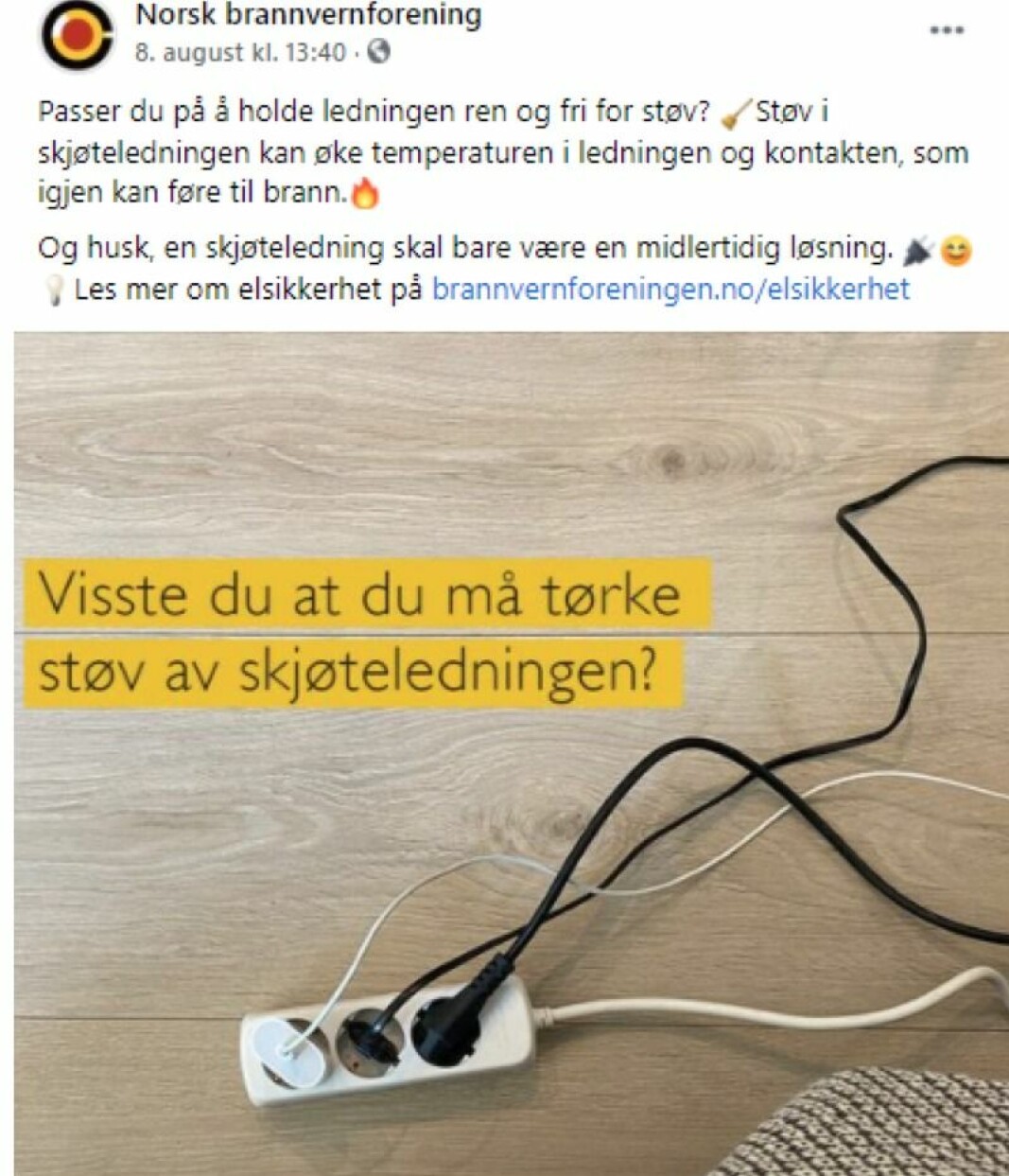 Gjengitt innlegg fra NBF sin Facebookside fra august i år. Gjengitt innlegg fra NBF sin Facebookside fra august i år.