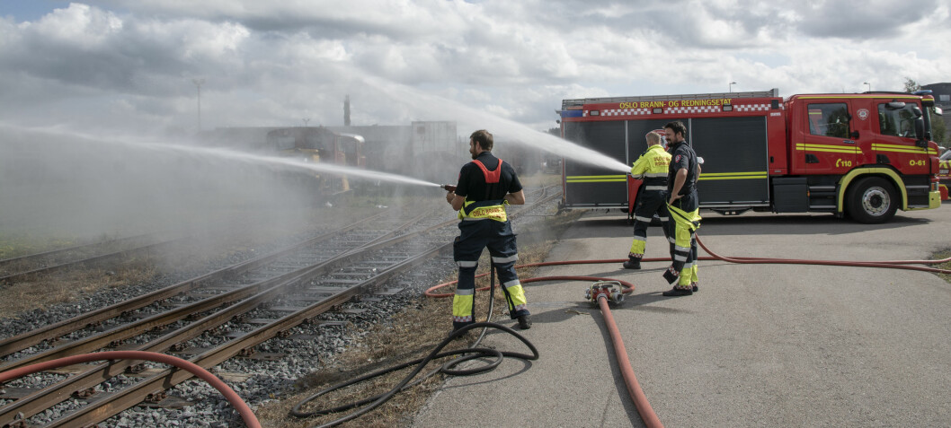 Brann- og redningsetaten har fått ressurser til redningsinnsats som går på skinner