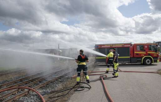 Brann- og redningsetaten har fått ressurser til redningsinnsats som går på skinner
