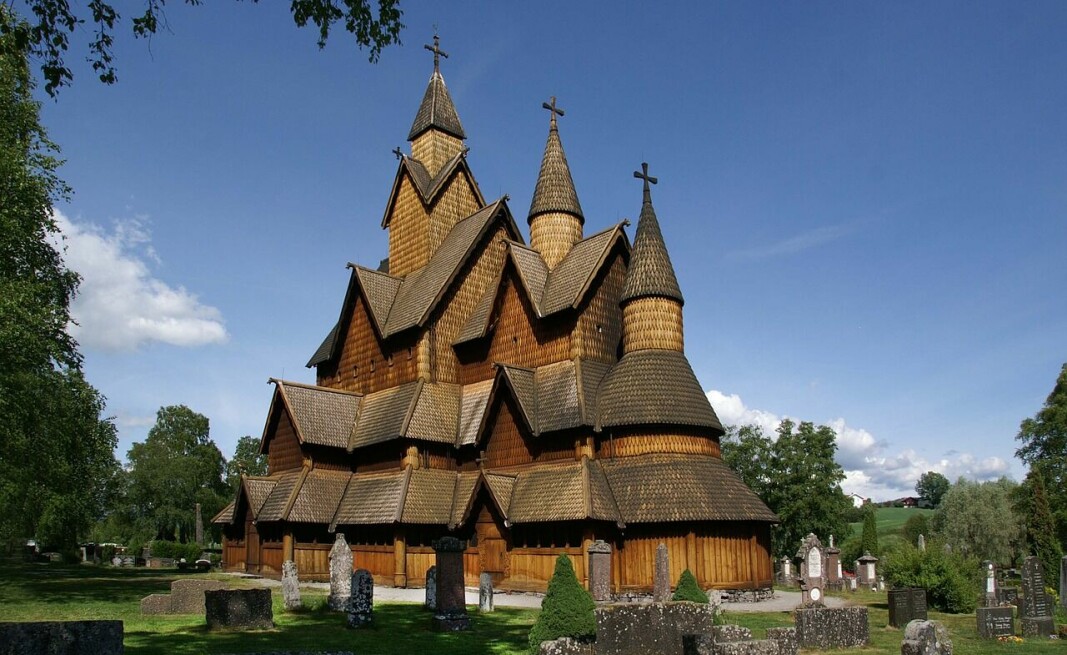 Stavkirke i Heddal. Stavkirke i Heddal.