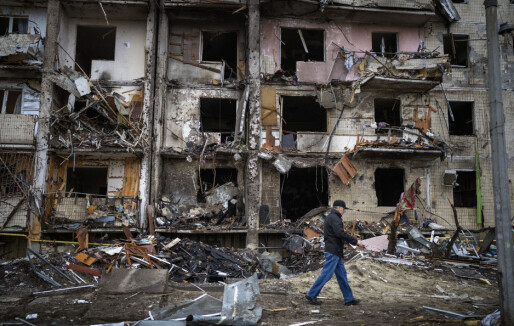 Kraftige eksplosjoner i Kyiv - også norsk selskap rammet