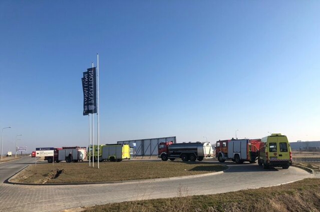 Norske brannbiler og utstyr på vei til Ukraina. Norske brannbiler og utstyr på vei til Ukraina.