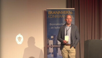 Fredrik Hiort i BRIAB snakket om hvordan fremtidig bruk av BIM kan bedre brannsikkerheten i byggefasen. Fredrik Hiort i BRIAB snakket om hvordan fremtidig bruk av BIM kan bedre brannsikkerheten i byggefasen.