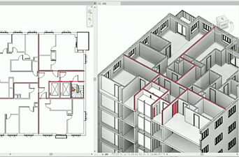 Slik kan en modell i Bimfire Tools se ut. Slik kan en modell i Bimfire Tools se ut.