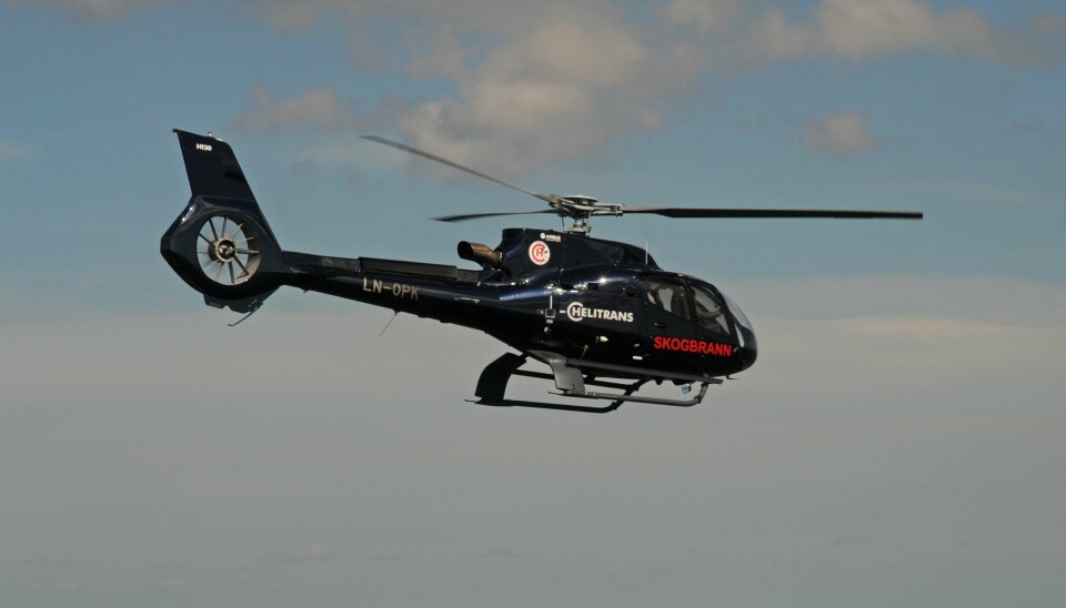 Tre skogbrannhelikopter bidro til å slokke brannen i Nissedal i helgen. Tre skogbrannhelikopter bidro til å slokke brannen i Nissedal i helgen.