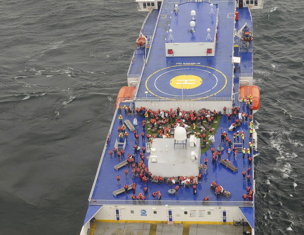 Gotska Sandön, Sverige. En brann brøt ut på fergen Stena Scandica i nærheten av Gotska Sandön mandag. Gotska Sandön, Sverige. En brann brøt ut på fergen Stena Scandica i nærheten av Gotska Sandön mandag.