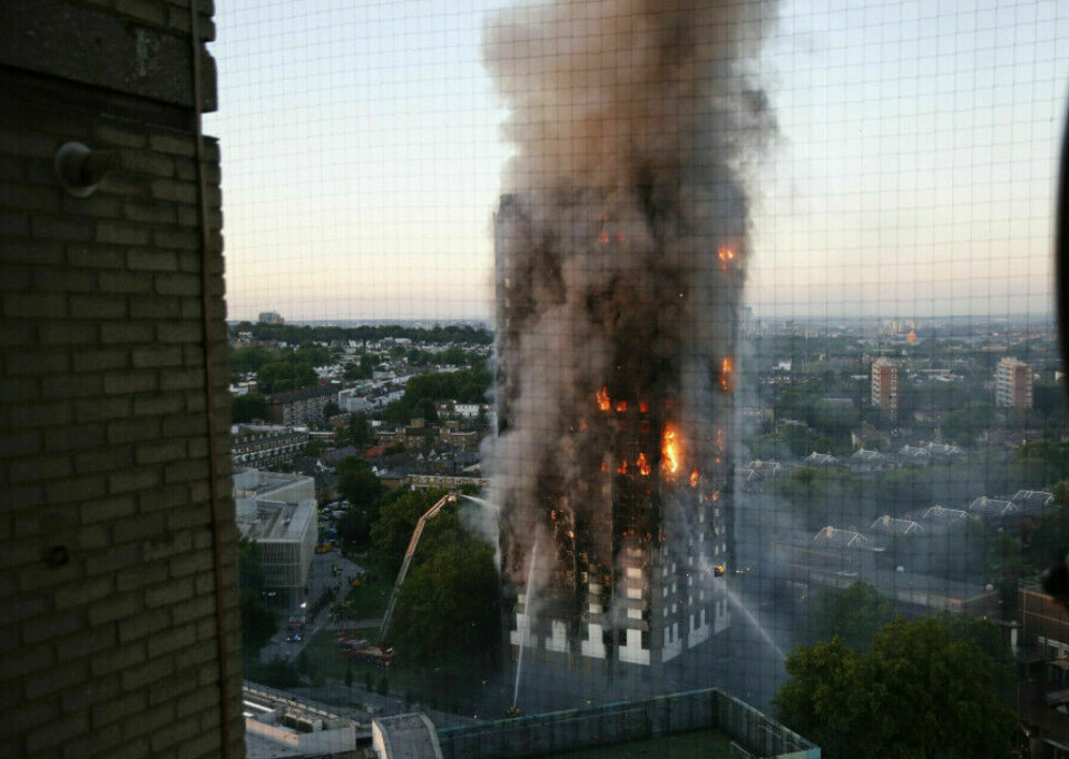 72 mennesker omkom i den tragiske brannen i Grenfell Tower i London, den14. juni 2017.