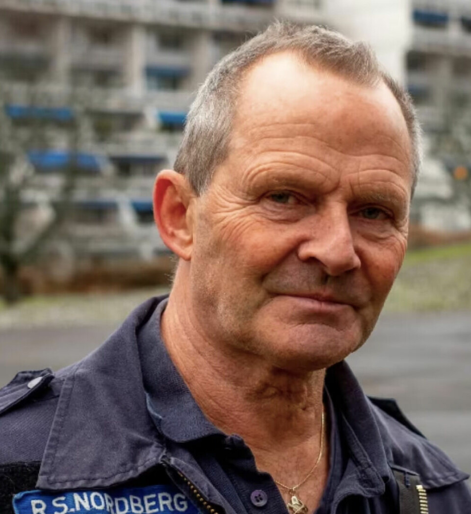 Rolf S. Nordberg har jobbet som brann- og redningsmann hele livet.